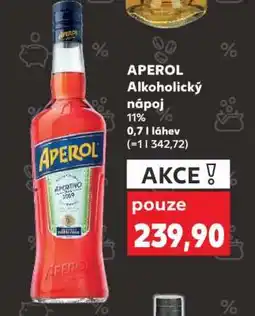 Kaufland APEROL Alkoholický nápoj nabídka