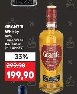 Kaufland GRANT’S Whisky nabídka