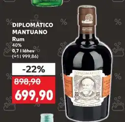 Kaufland DIPLOMÁTICO MANTUANO Rum nabídka