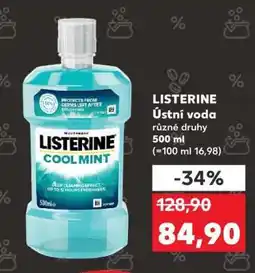 Kaufland Listerine ústní voda nabídka