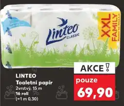 Kaufland Linteo toaletní papír nabídka