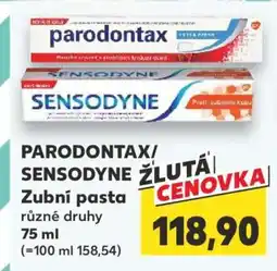 Kaufland PARODONTAX/SENSODYNE nabídka