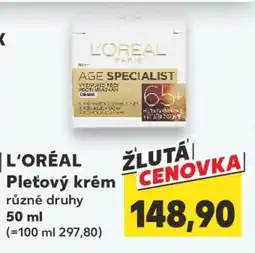 Kaufland L’Oréal Pleťový krém nabídka