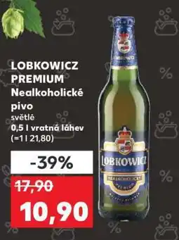 Kaufland LOBKOWICZ PREMIUM Nealkoholické pivo nabídka