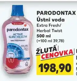 Kaufland Parodontax ústní voda nabídka