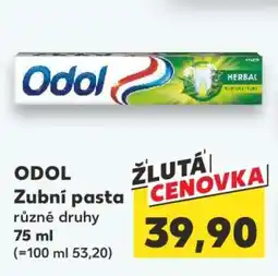 Kaufland Odol zubní pasta nabídka