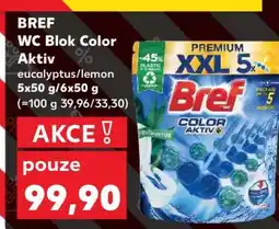 Kaufland Bref WC blok Color Aktiv nabídka