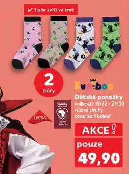 Kaufland DĚTSKÉ PONOŽKY nabídka