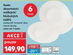 Kaufland Sada dezertních/ mělkých/ hlubokých talířů nabídka