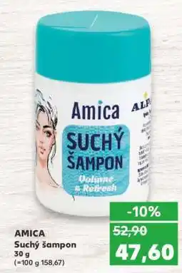 Kaufland Amica suchý šampon nabídka