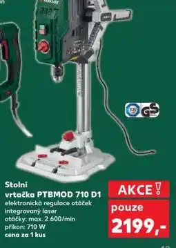 Kaufland Stolní vrtačka PTBMOD 710 D1 nabídka