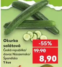 Kaufland OKURKA SALÁTOVÁ nabídka