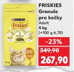 Kaufland FRISKIES Granule pro kočky Adult 4 kg nabídka