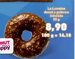 Jip La Lorraine donut s polevou čokoláda nabídka