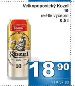 Jip Velkopopovický Kozel nabídka
