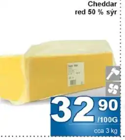 Jip Cheddar red 50 % sýr nabídka