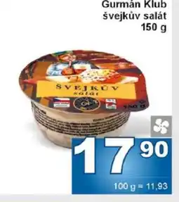 Jip Gurmán Klub Švejkův salát nabídka