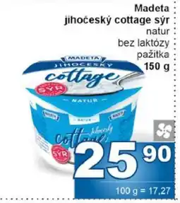 Jip Madeta Jihočeský cottage sýr nabídka