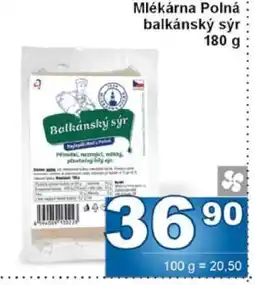 Jip Mlékárna Polná Balkánský sýr nabídka