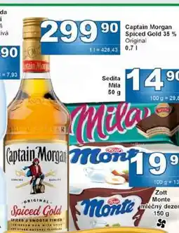Jip Captain Morgan Spiced Gold 35 % Original nabídka