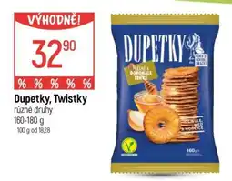 Globus Dupetky, Twistsky nabídka