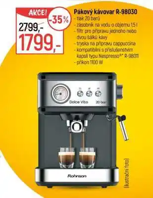 Pákový kávovar R-98030