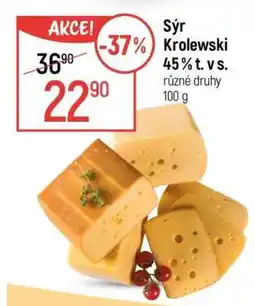Globus Sýr Krolewski 45% t.v s nabídka