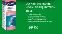 Alphega Lékárna Olynth 0,5 mg/ml nosní sprej, roztok nabídka