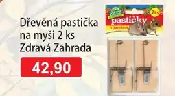 Fortel Dřevěná pastička na myši Zdravá Zahrada nabídka