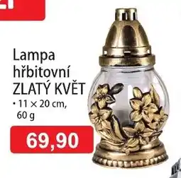 Fortel Lampa hřbitovní Zlatý květ nabídka