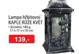 Fortel Lampa hřbitovní KAPLE RŮŽE KVĚT nabídka