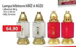 Fortel Lampa hřbitovní Kříž a růže nabídka