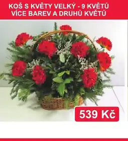 Fortel Koš s květy velký nabídka