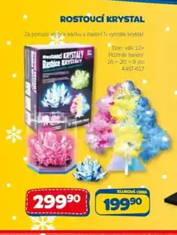 Sparkys Rostoucí krystal nabídka