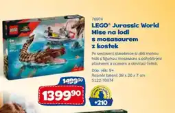 Sparkys LEGO® Jurassic World Mise na lodi s mosasaurem z kostek nabídka