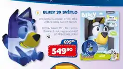 Sparkys Bluey 3D světlo nabídka