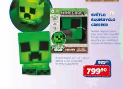 Sparkys Minecraft Světlo squishyglo creeper nabídka