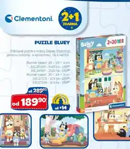Sparkys Clementoni puzzle bluey nabídka