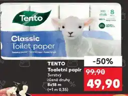 Kaufland TENTO Toaletni papir nabídka