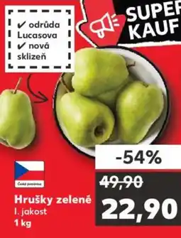 Kaufland Hrušky zelené nabídka