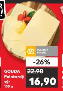 Kaufland Gouda Polotvrdý sýr nabídka