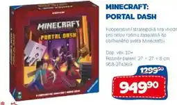 Sparkys Minecraft: Portal dash nabídka