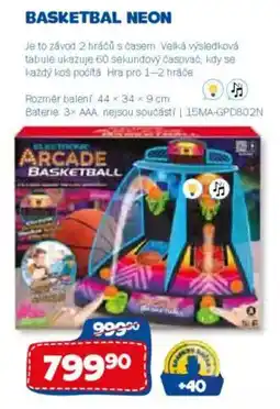 Sparkys Basketbal neon nabídka