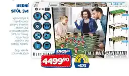 Sparkys Herní stůl 3v1 nabídka