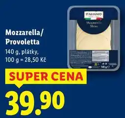 Lidl Mozzarella/Provoletta, 140 g nabídka