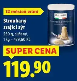 Lidl Strouhaný zrající sýr, 250 g nabídka
