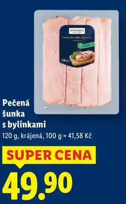Lidl Pečená šunka s bylinkami, 120 g nabídka