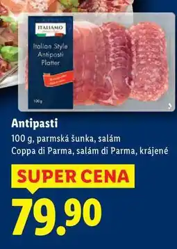Lidl Antipasti, 100 g nabídka