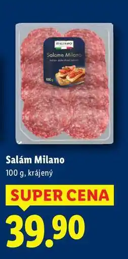 Lidl Salám Milano, 100 g nabídka