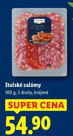 Lidl Italské salámy, 100 g nabídka